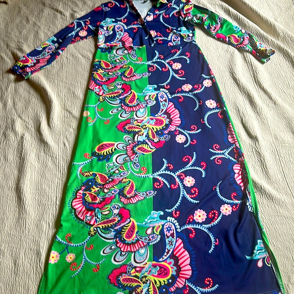Long dress multicolor size large